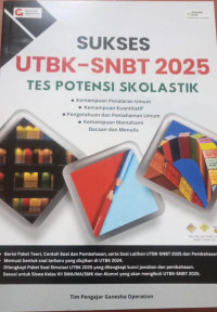 Image of SUKSES UTBK-SNBT 2025 TES POTENSI SKOLASTIK